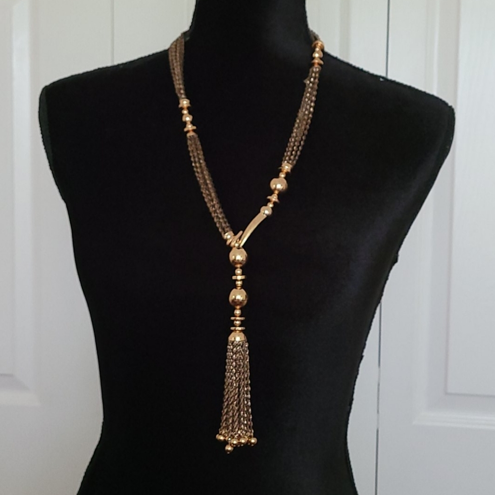 Stella & Dot Bianca Tassel Necklace
